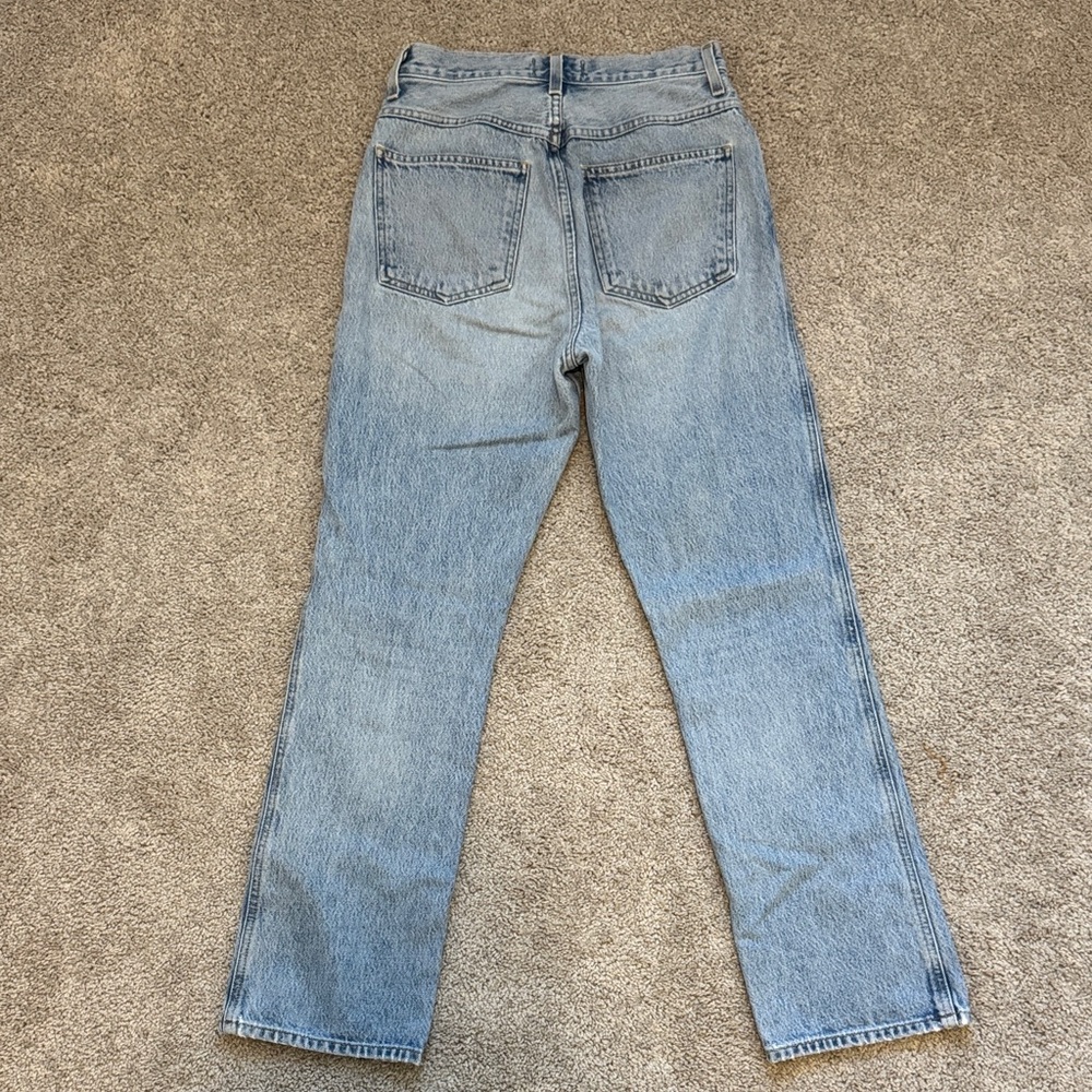 AGOLDE Light Wash STRAIGHT Denim Jeans - Picture 3 of 7